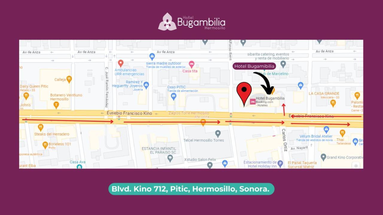 Hotel Bugambilia Hermosillo Bagian luar foto